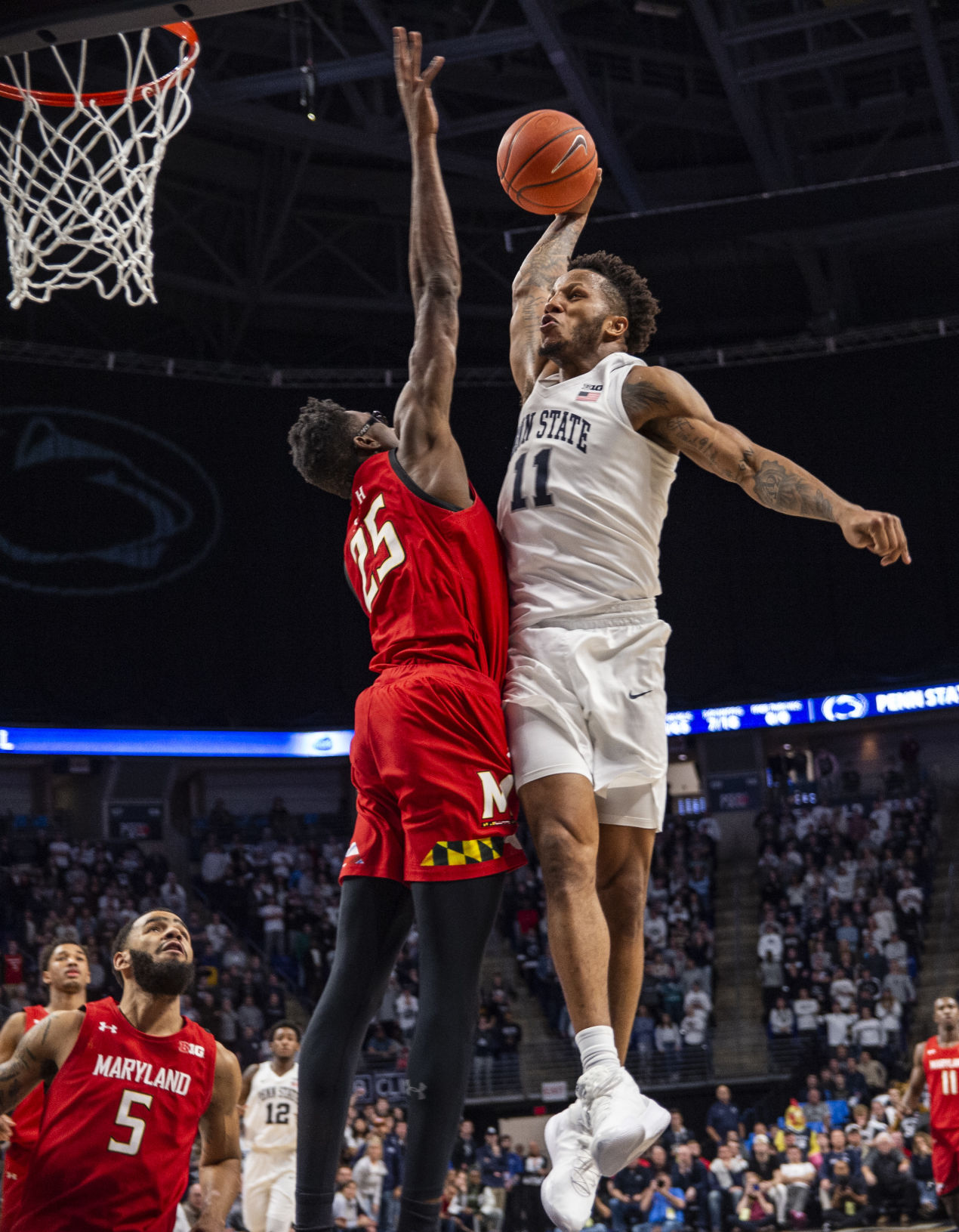 Men's Basketball, Maryland, Forward Lamar Stevens (11)